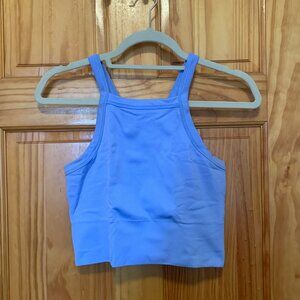 NWOT Athleta Aurora Seamless High Neck V-Back Tank